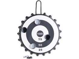 Magnetisches Kronkorken-Dartspiel mit 6 Kronkorken, Ø 24 cm / Spielzeug